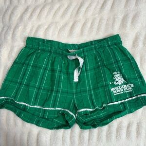 BoxerCraft Green Women's Pajama Shorts